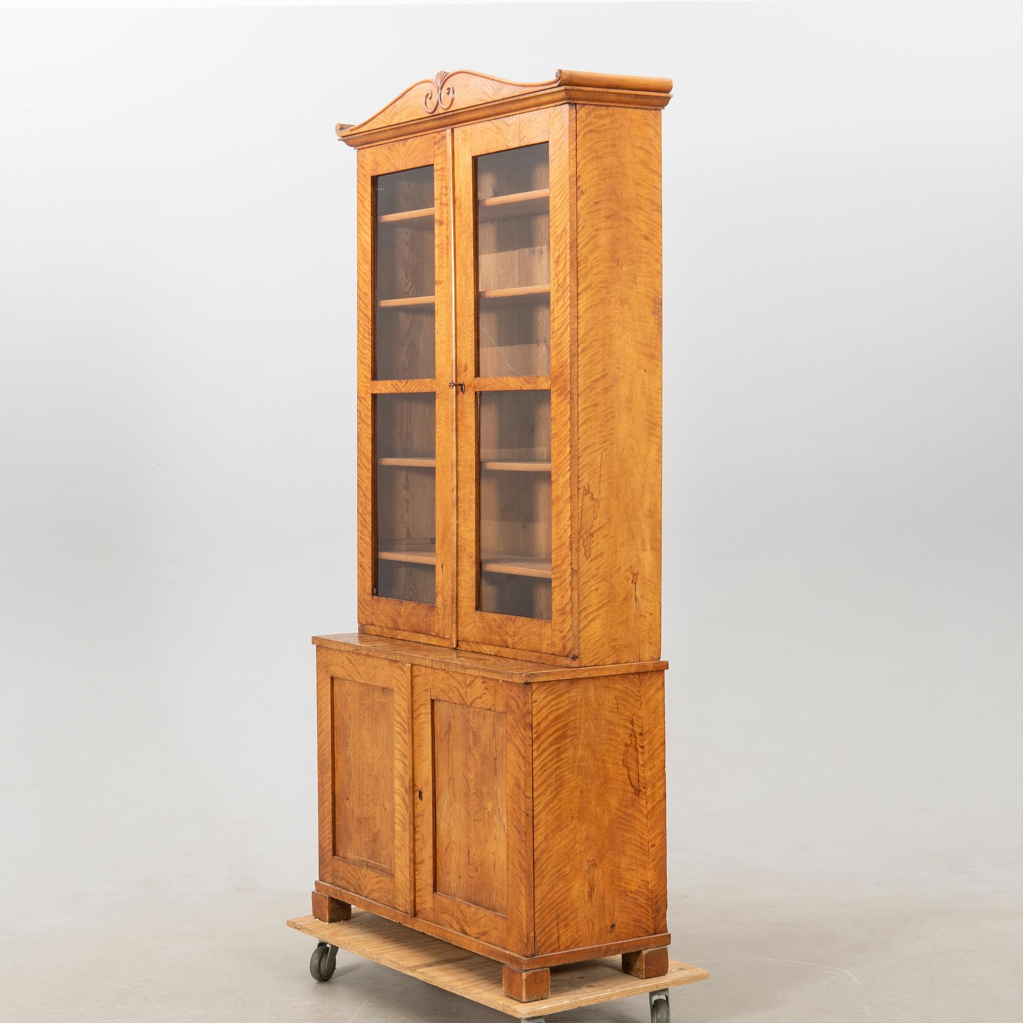 Bookcase/Display cabinet Late Empire first half of the 19th century.