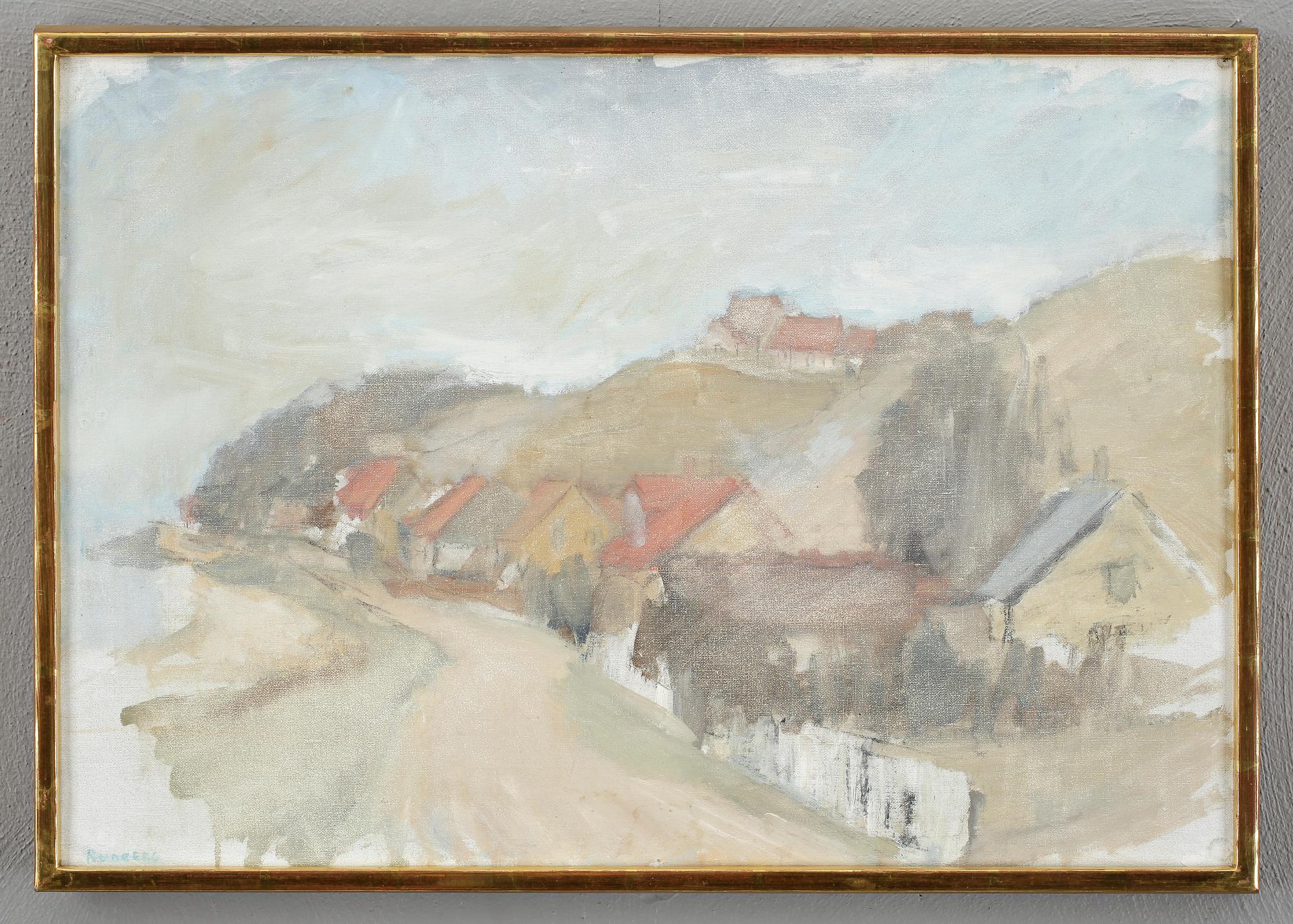GUSTAV RUDBERG, olja på duk, signerad.