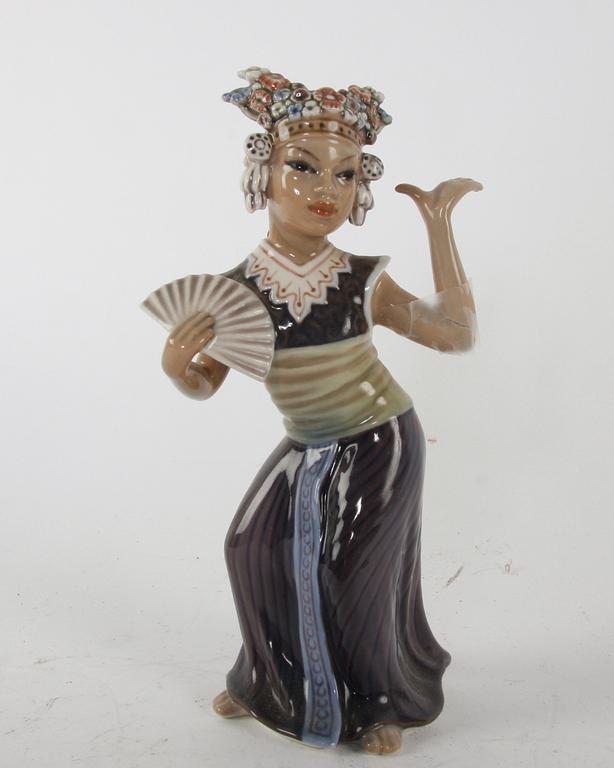 FIGURIN, porslin, Dahl-Jensen.