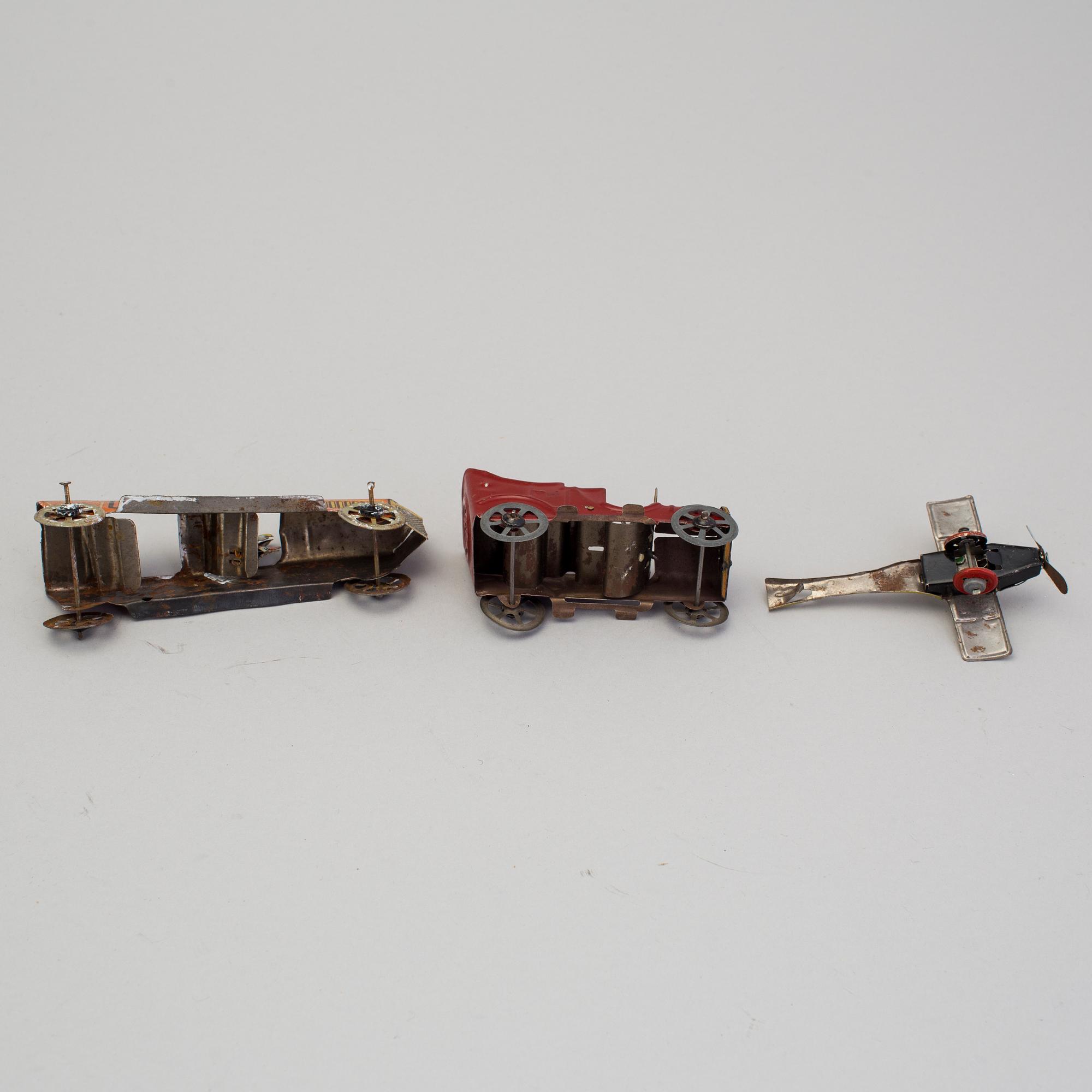 PENNY TOYS, 9 stycken, bland annat Tyskland, 1910/20-tal.