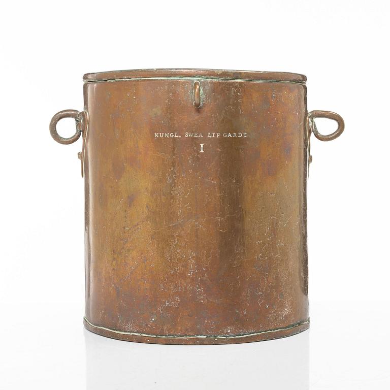 Hink, omkring år 1800, från Svea Livgarde.