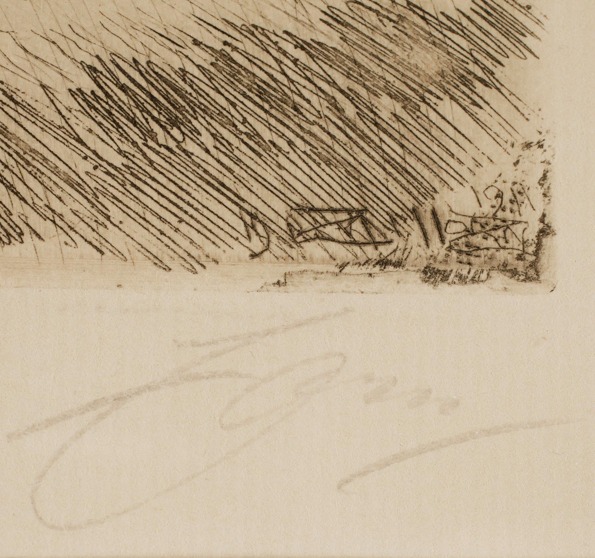 ANDERS ZORN, etsning, signerad, i plåten signerad o daterad 1911.