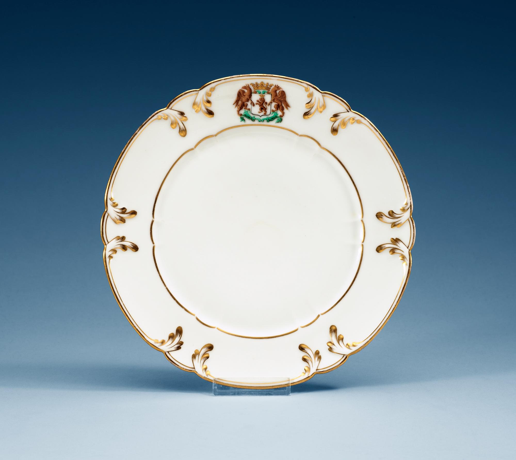 TALLRIKAR, 18 stycken, porslin. Frankrike, Lesage Fils, 1800-tal.