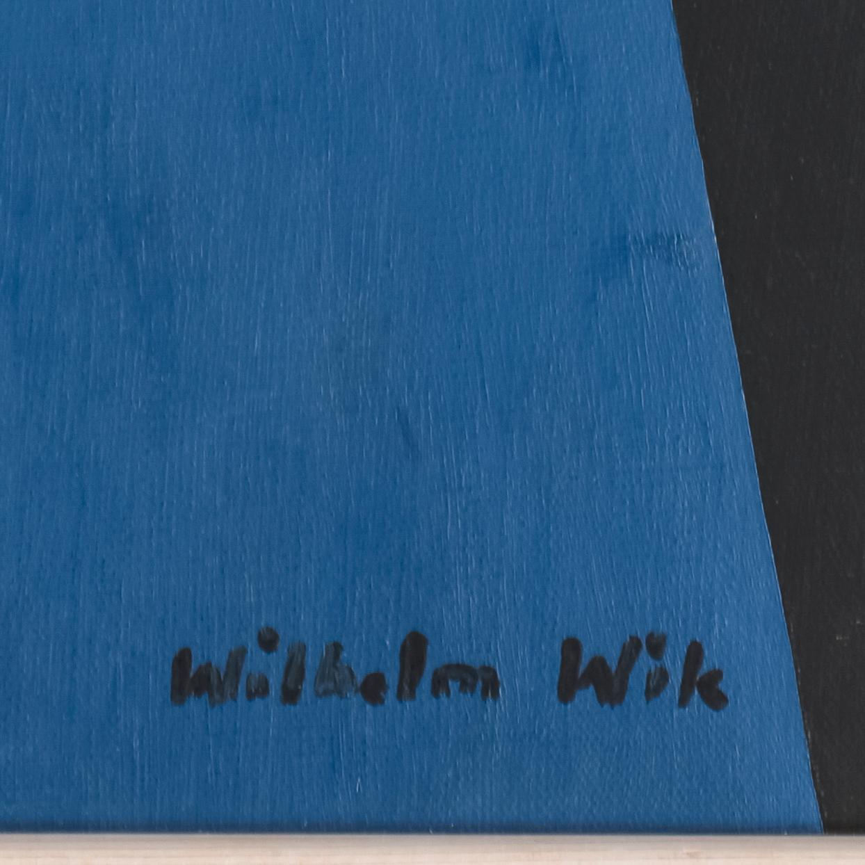 WILHELM WIK, olja på duk. Signerad.