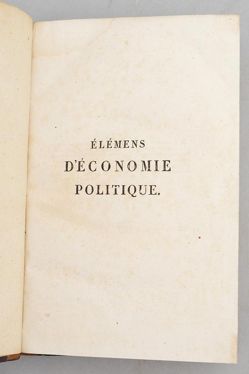 J. S. Mill: Élémens d'économie politique, 1823.