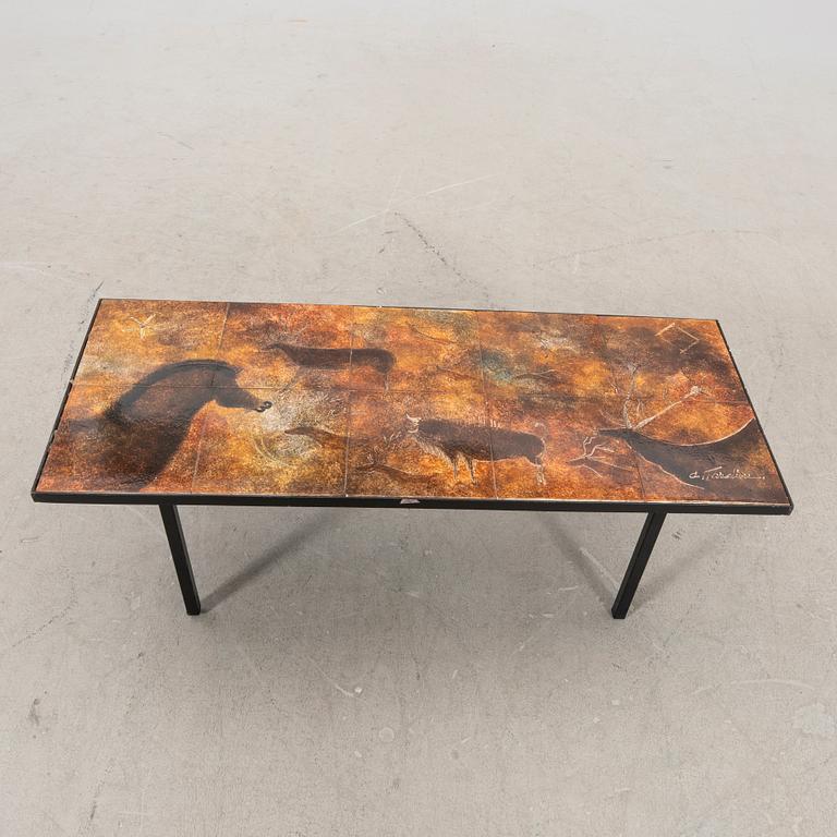 Georges Tardieu, coffee table, signed Vallauris, France 1960s.