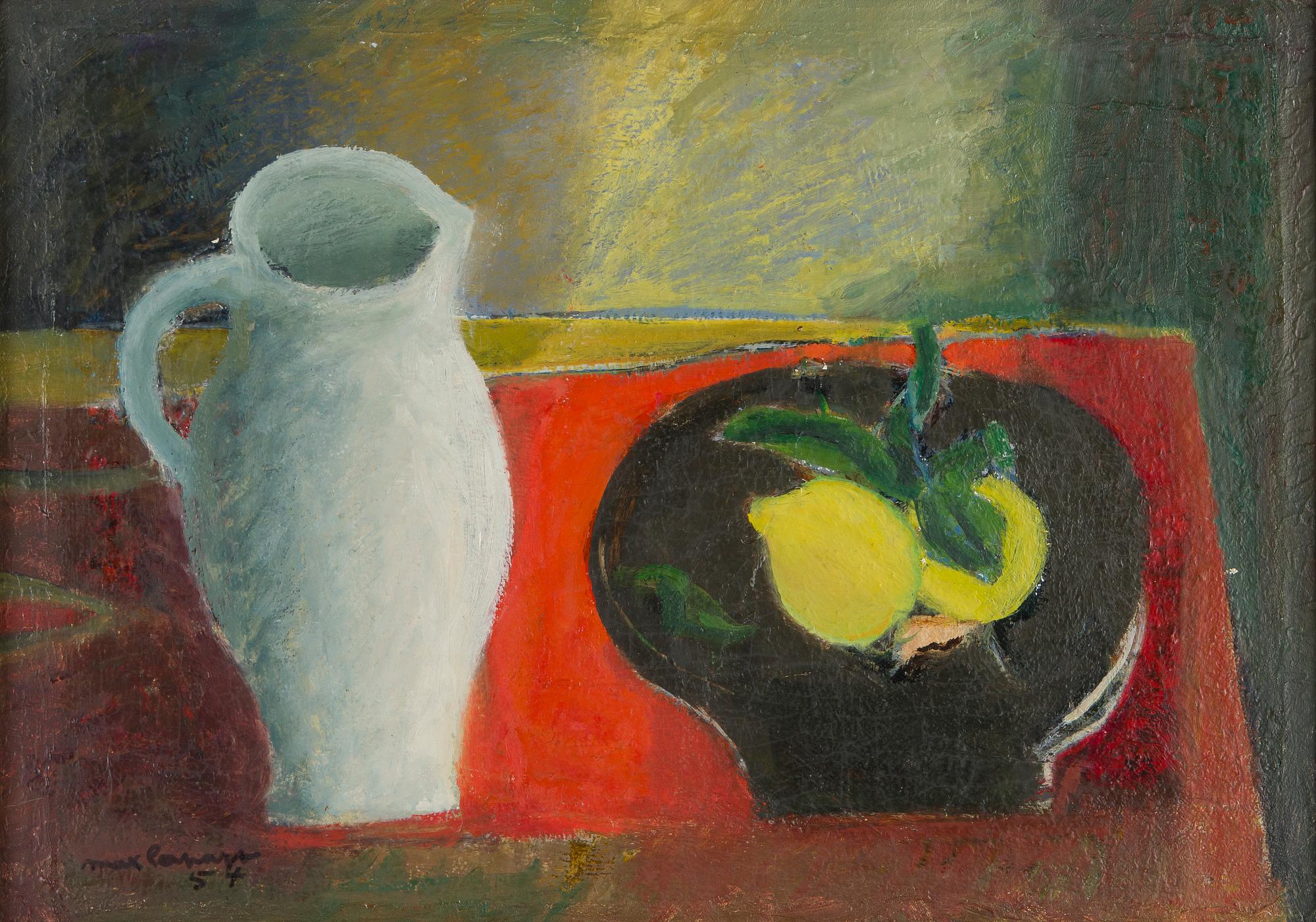 Max Papart, "Les citrons" (Stilleben med citroner).