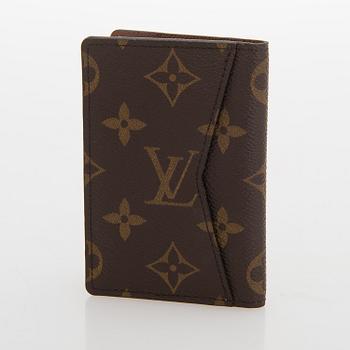 Louis Vuitton, Monogram canvas 'Mini pochette' and cardholder.