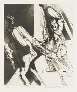Ulla Rantanen, set of two etchings, signed and dated -68, numbered 30/30 and 21/30.