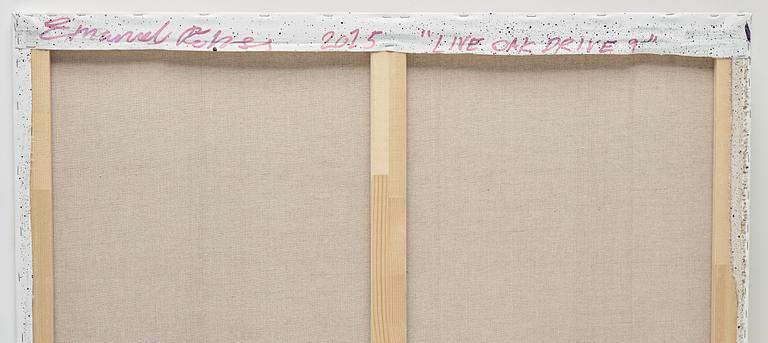 EMANUEL RÖHSS, acrylic on canvas, signed and dated 2015 on verso.