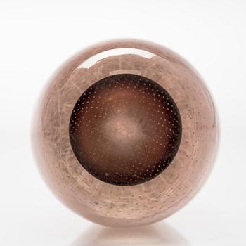 Gunnel Nyman, A glass vase, model 'GN 26', signed Gunnel Nyman Nuutajärvi Notsjö.