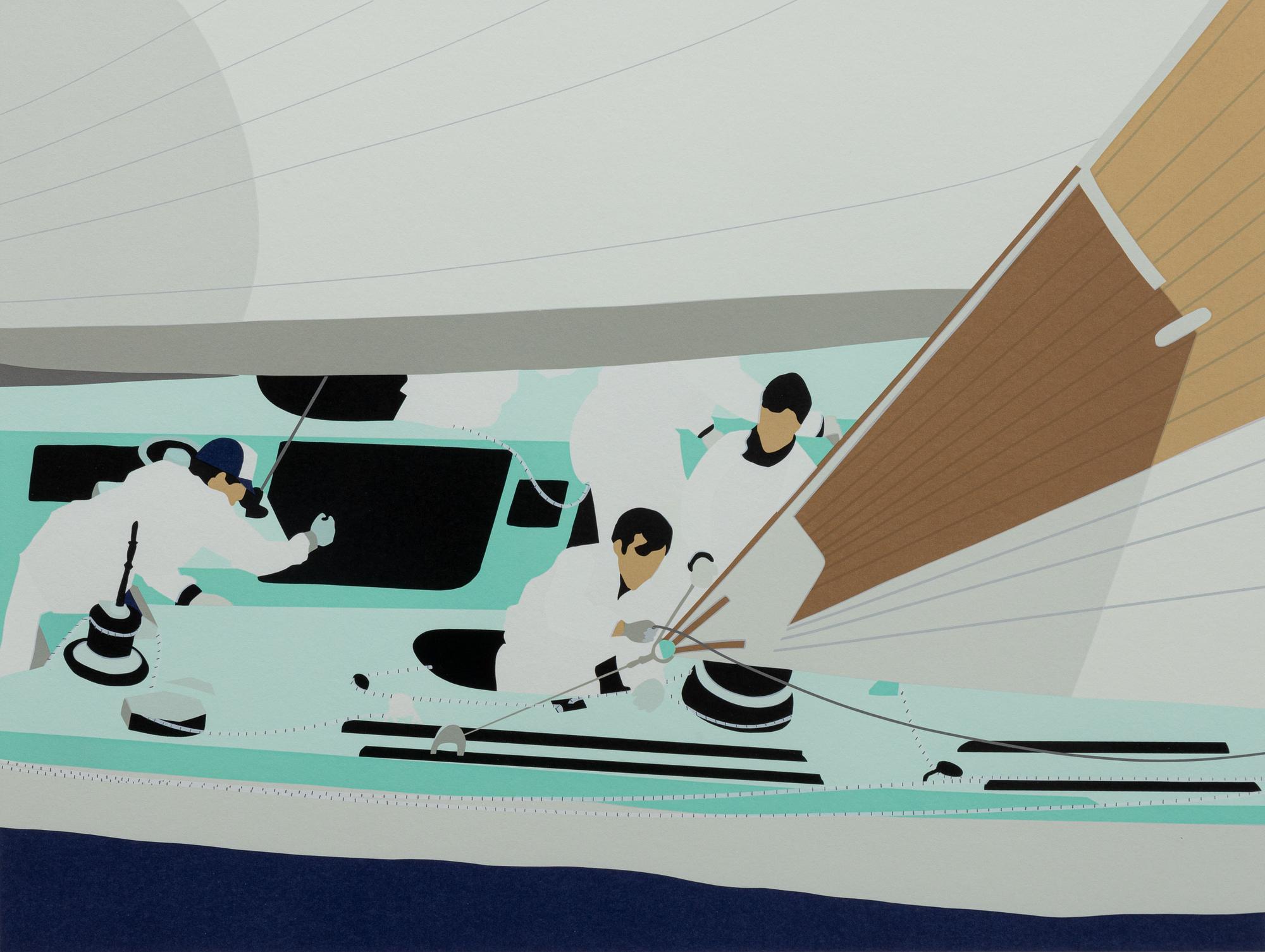 Franco Costa, "Ready to tack".