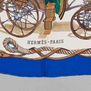 a scarf by Hermès "Musée".