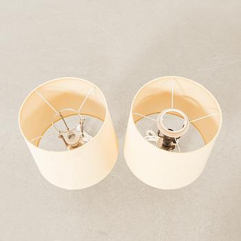 Carl Fagerlund, Bordslampor ett par, modell "RD-1477", Orrefors 1900-talets andra hälft.