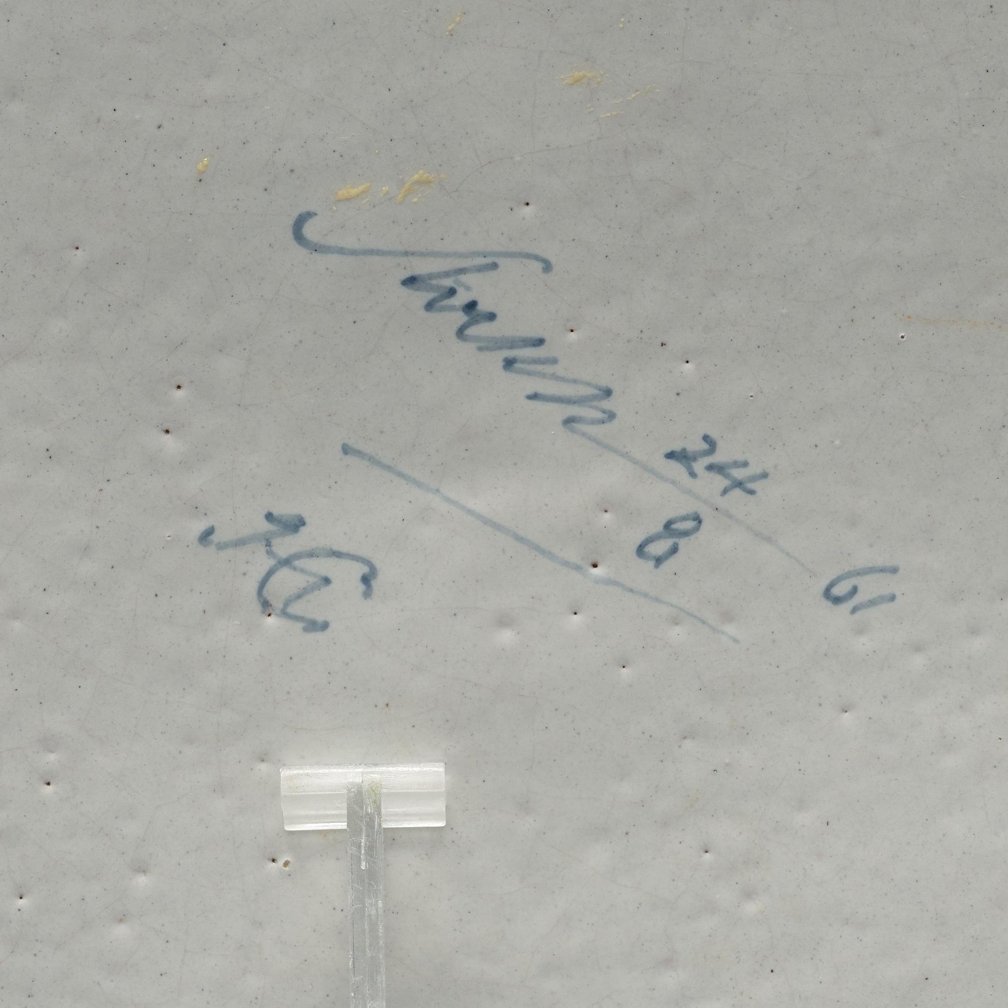 GALLERKORG, fajans. Rörstrand, 1761.