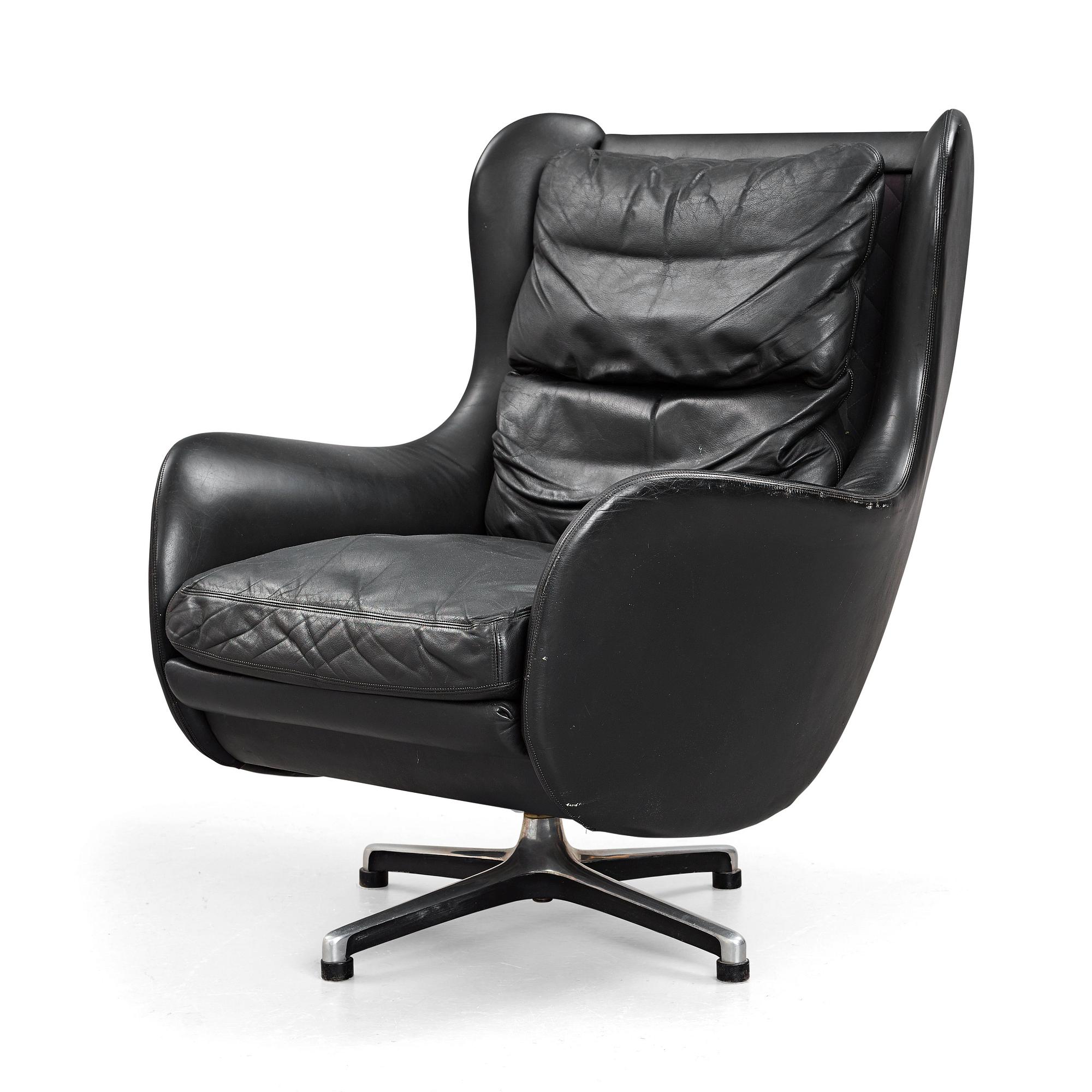 Yngve Ekström, a "Rondino 2" easy chair, Swedese Möbler AB, Sweden 1960's.