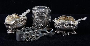PARTI silver/nysilver, 4 delar. 