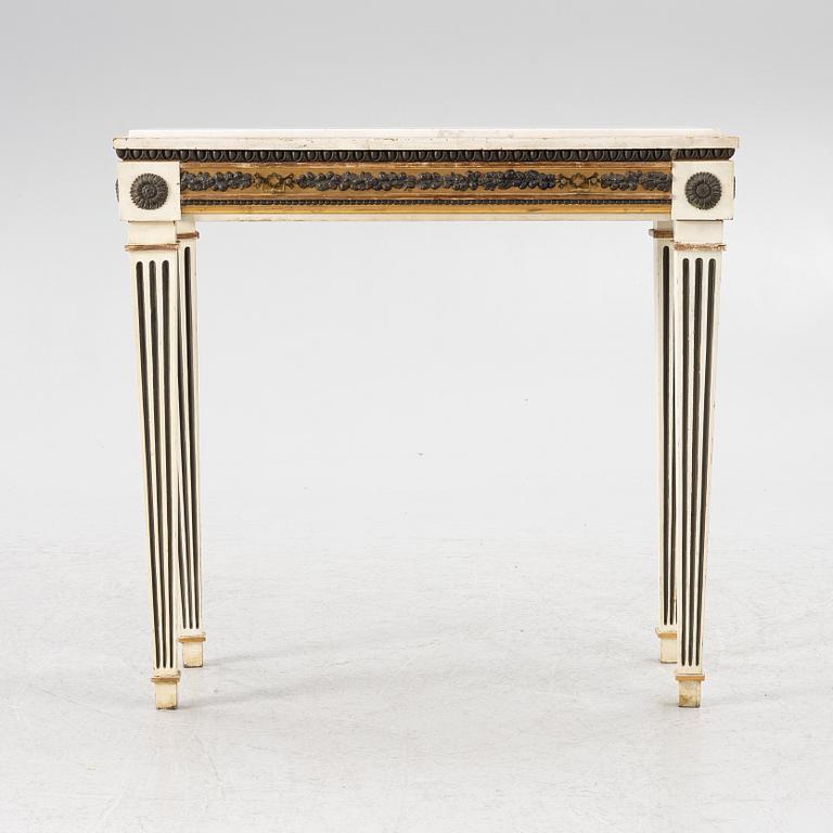 Konsolbord, sengustavianskt, omkring år 1800.