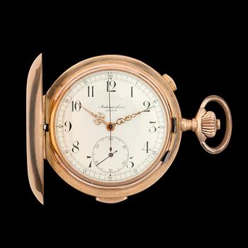 1216. Pocket watch. Audemars Freres. Manually. Gold. Minute repeater. 56mm.