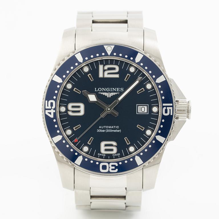 Longines, HydroConquest, wristwatch, 41 mm.