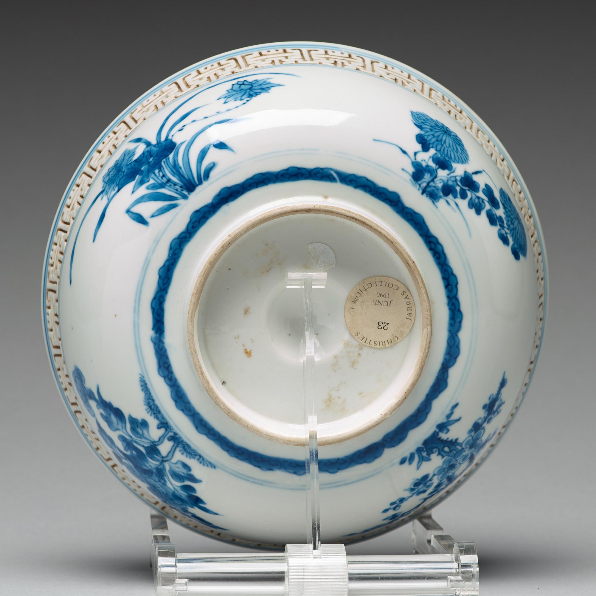SKÅL, porslin. Qingdynastin, Kangxi (1662-1722).