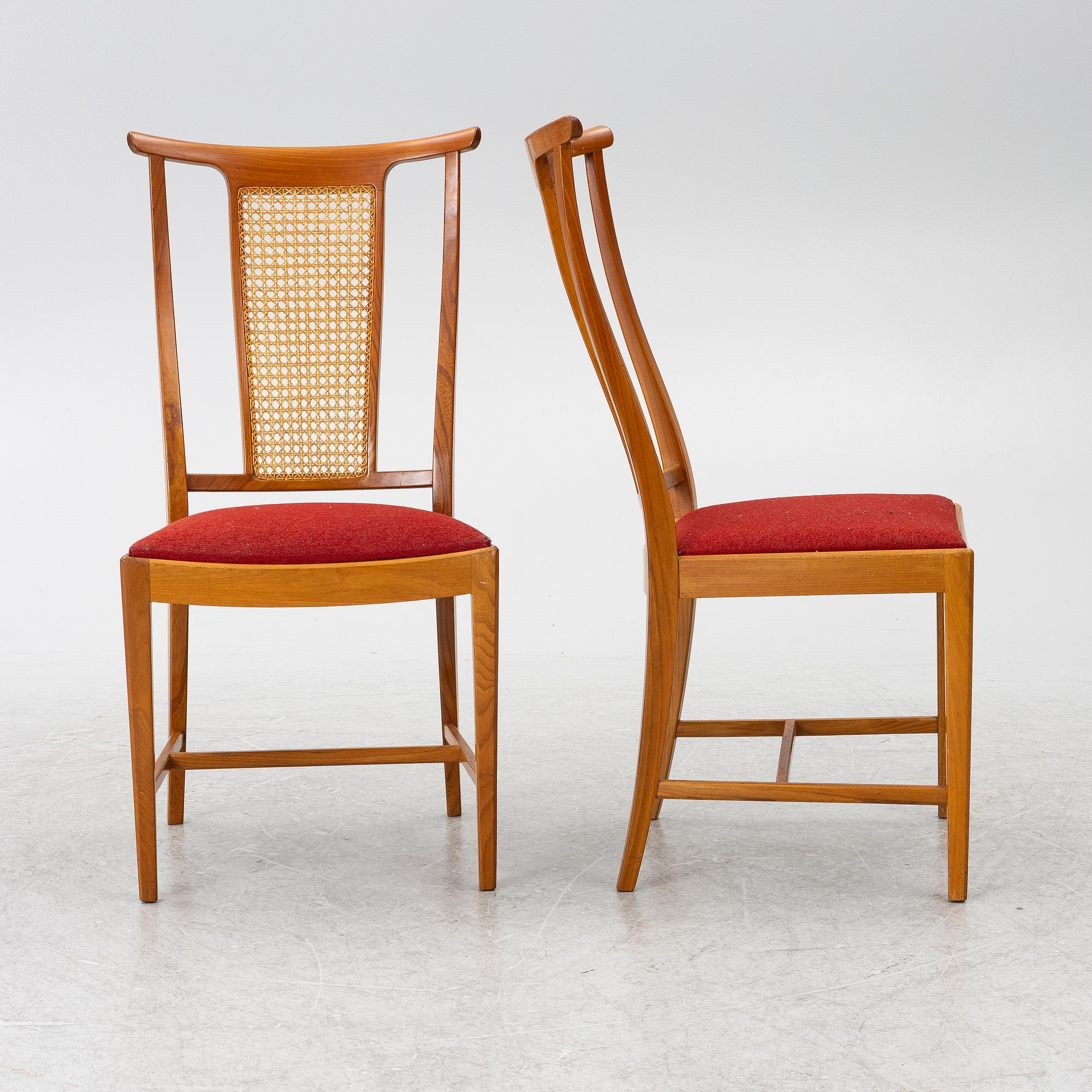 Bertil Fridhagen, Chairs, 4, “Alf”, Bodafors, mid-20th century.