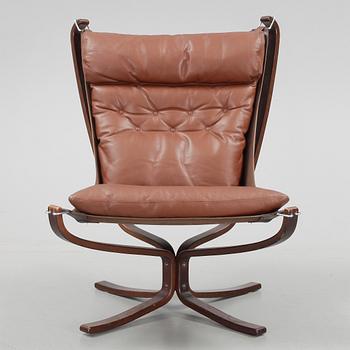 FÅTÖLJ, "Falcon", Sigurd Ressell, Vatne Möbler, Norge, 1970-tal.