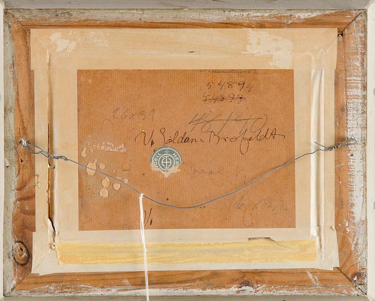 Venny Soldan-Brofeldt, Cloudberries on a plate.