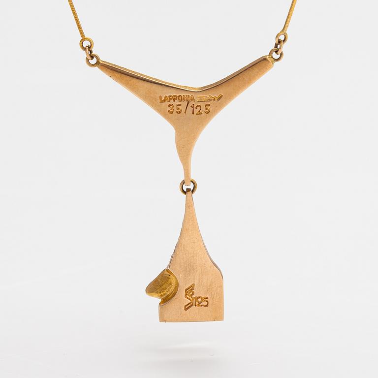 Björn Weckström, A 14K gold and platinum necklace "Stockmann's jubilee jewellery". Lapponia 1987.