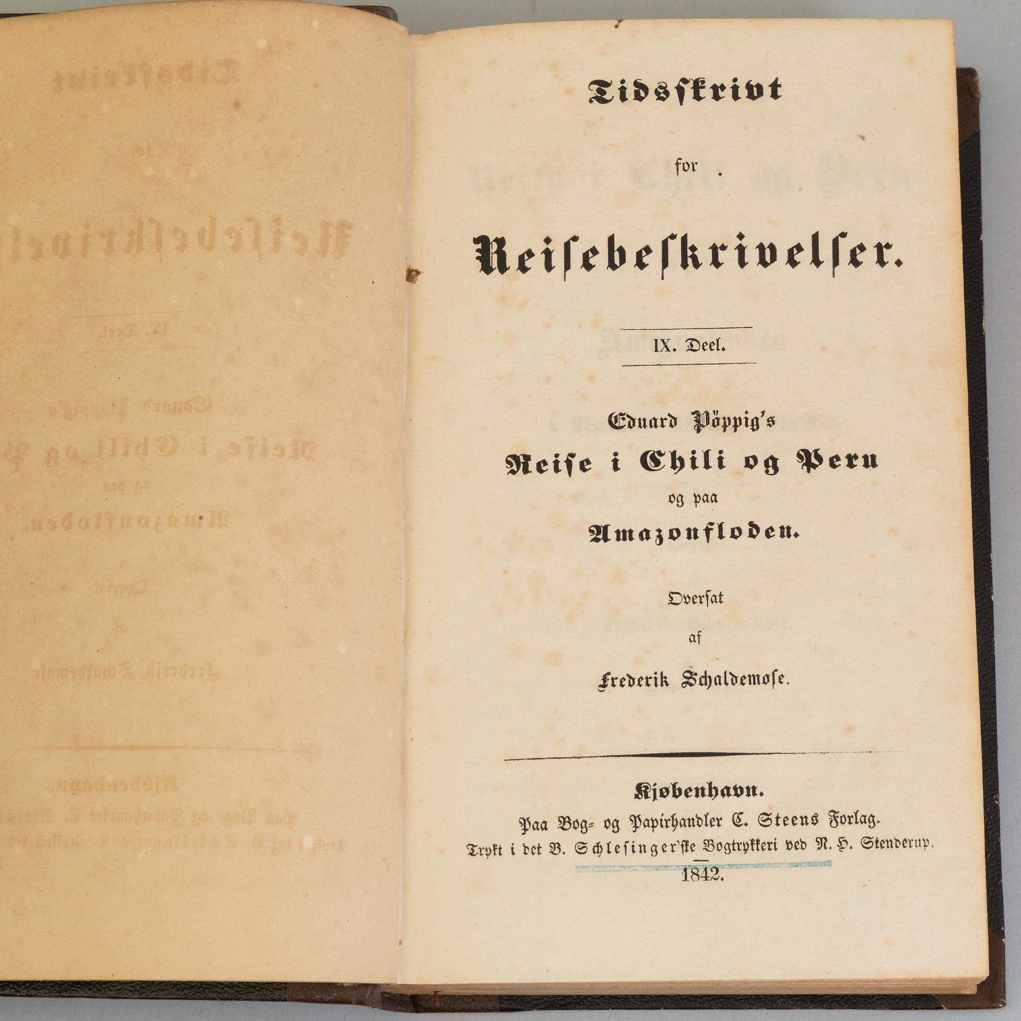 BÖCKER, Reseskildringar m.m. (Afrika, Amerika, Asien), 10 verk, 13 volymer. Ej kollationerade.