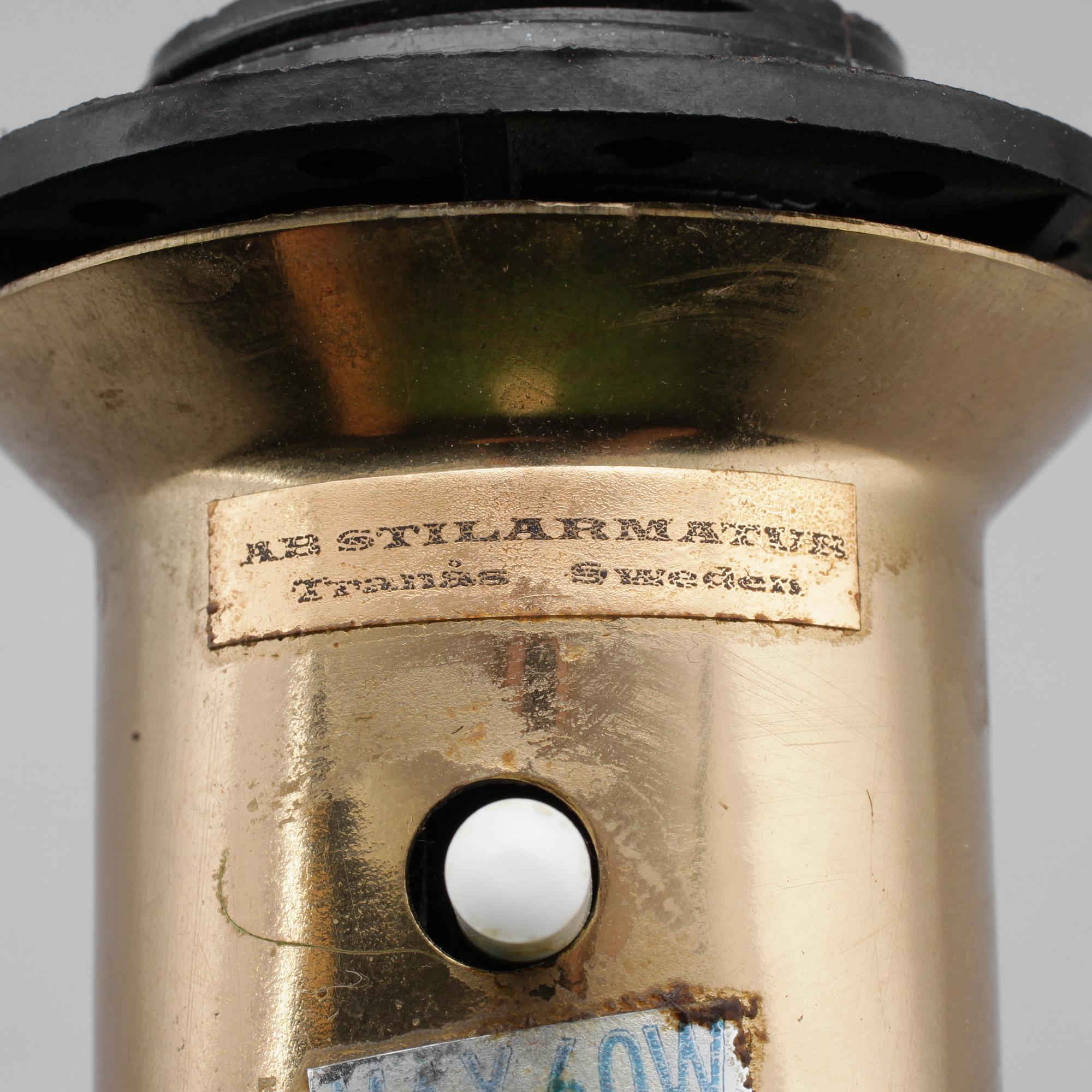 BORDSLAMPA, Stilarmatur AB, Tranås, 1900-talets andra hälft.
