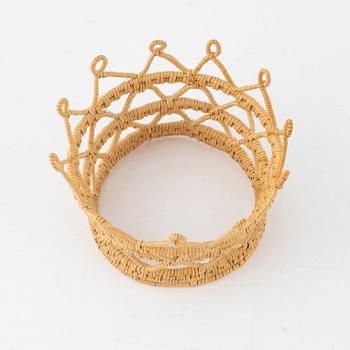 A Swedish Root Bridal Crown, second half of the 20th Century.