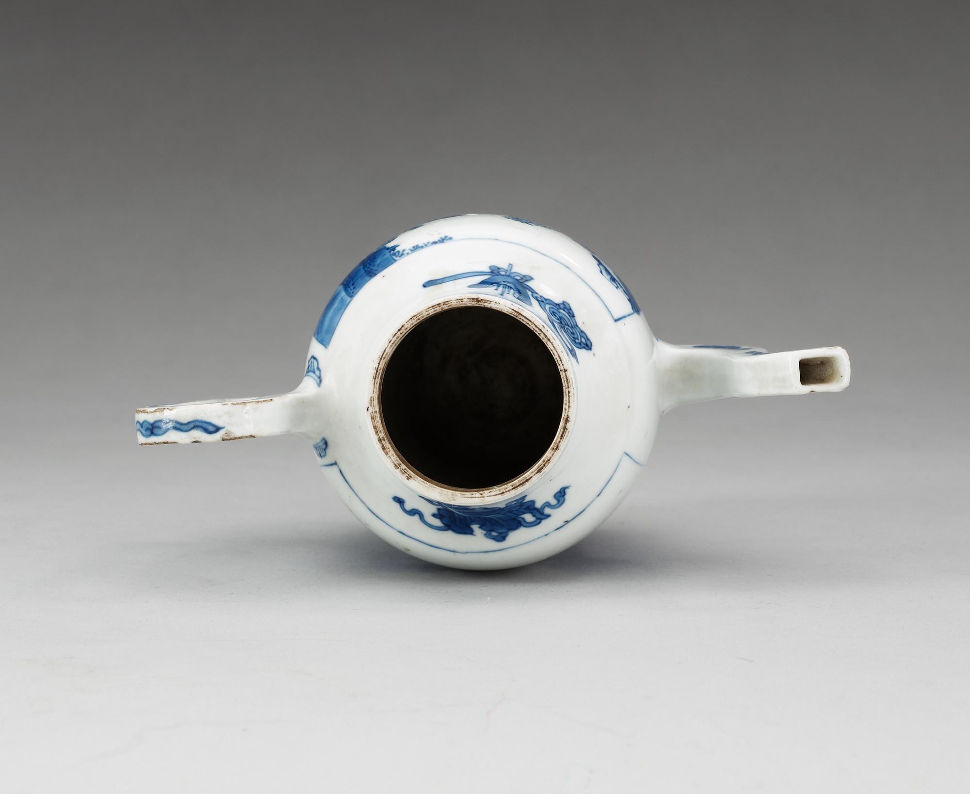 KANNA, porslin. Qing dynastin, Kangxi (1662-1722).