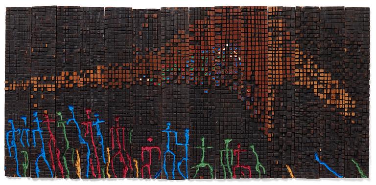 El Anatsui, "Migrants and illusion".