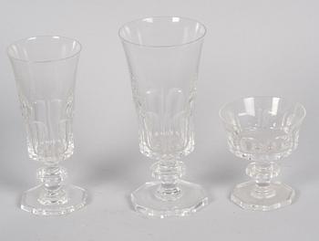 GLASSERVISDELAR, 22 st. Hammra glasbruk.