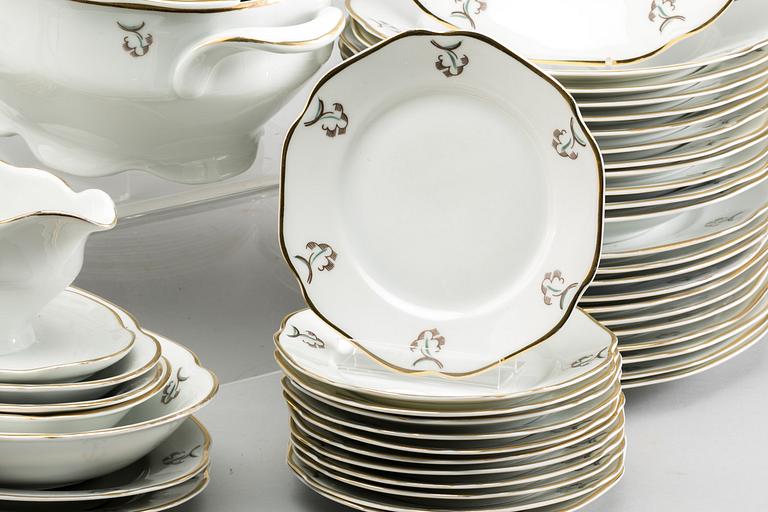 SERVIS, ca 50 delar, porslin, Karlskrona.