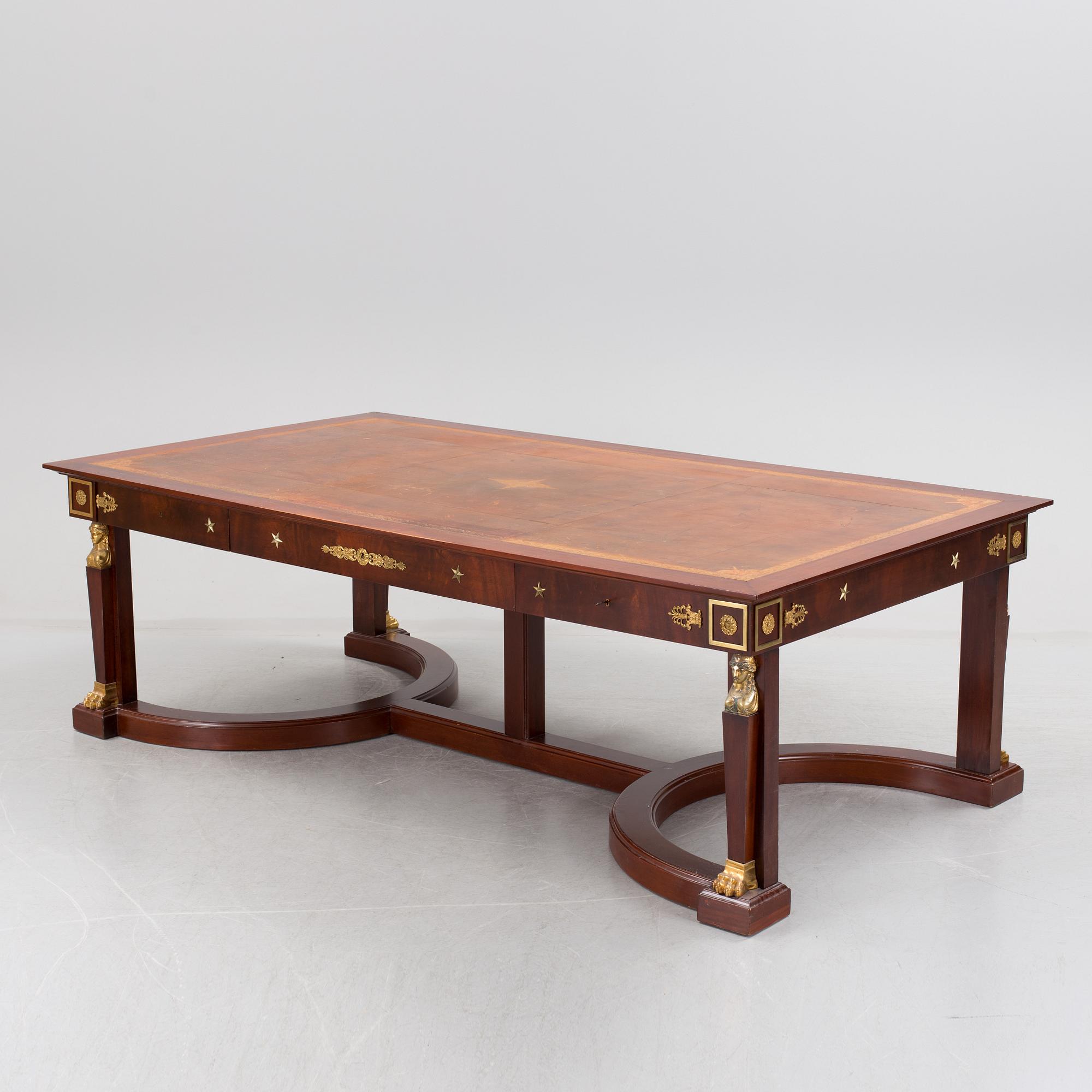 An early 20th century writing desk.