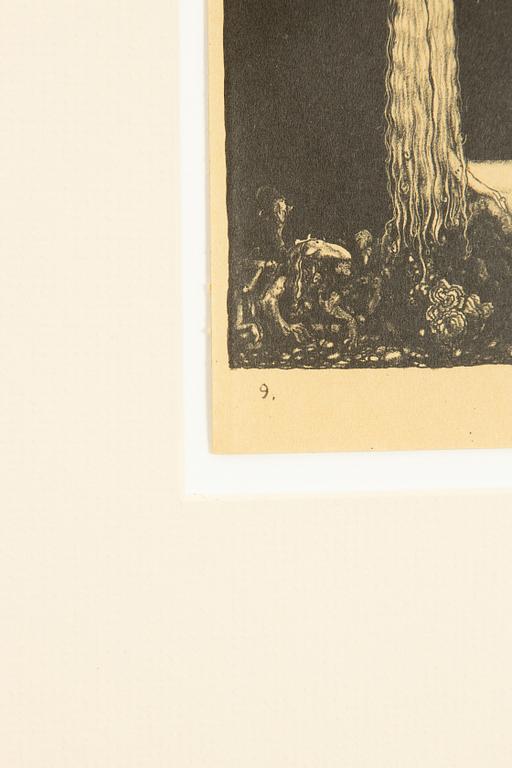 John Bauer, "Prinsessan och småtrollen".