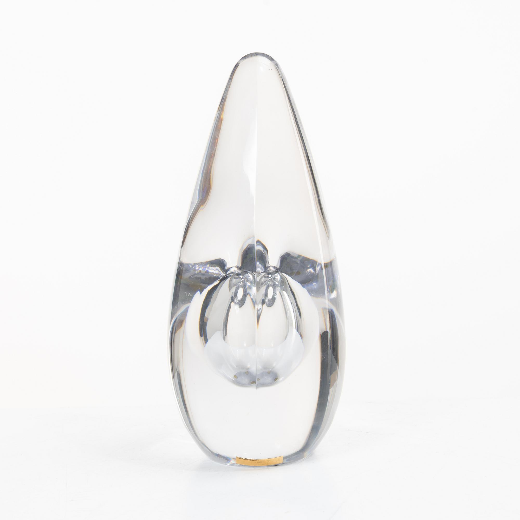 Timo Sarpaneva, skulptur/vas, "Orkidea", Iittala, Finland, 1956.