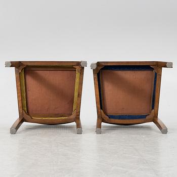 Axel Larsson, a set of three chairs model "952", Svenska Möbelfabrikerna, Bodafors, 1930s.