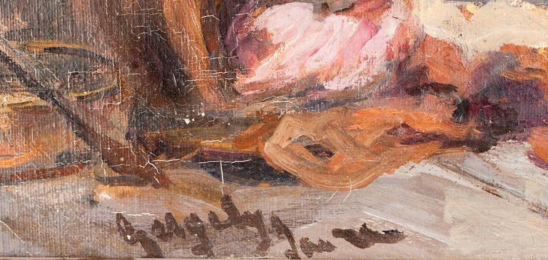 IMRE GERGELY, olja på duk, sign.