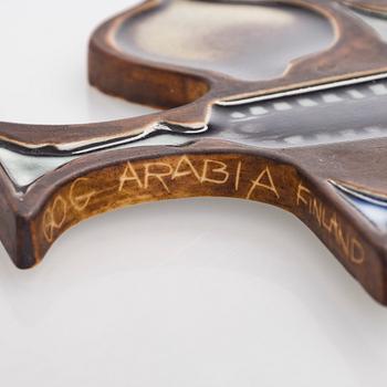 Gunvor Olin-Grönqvist, relief, stoneware, signed GOG Arabia, Finland.