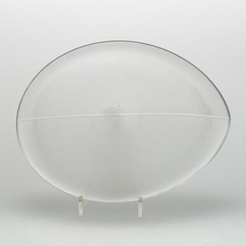 Tapio Wirkkala, art glass 'Lehti' (leaf), model 3337, signed Tapio Wirkkala Iittala -55.