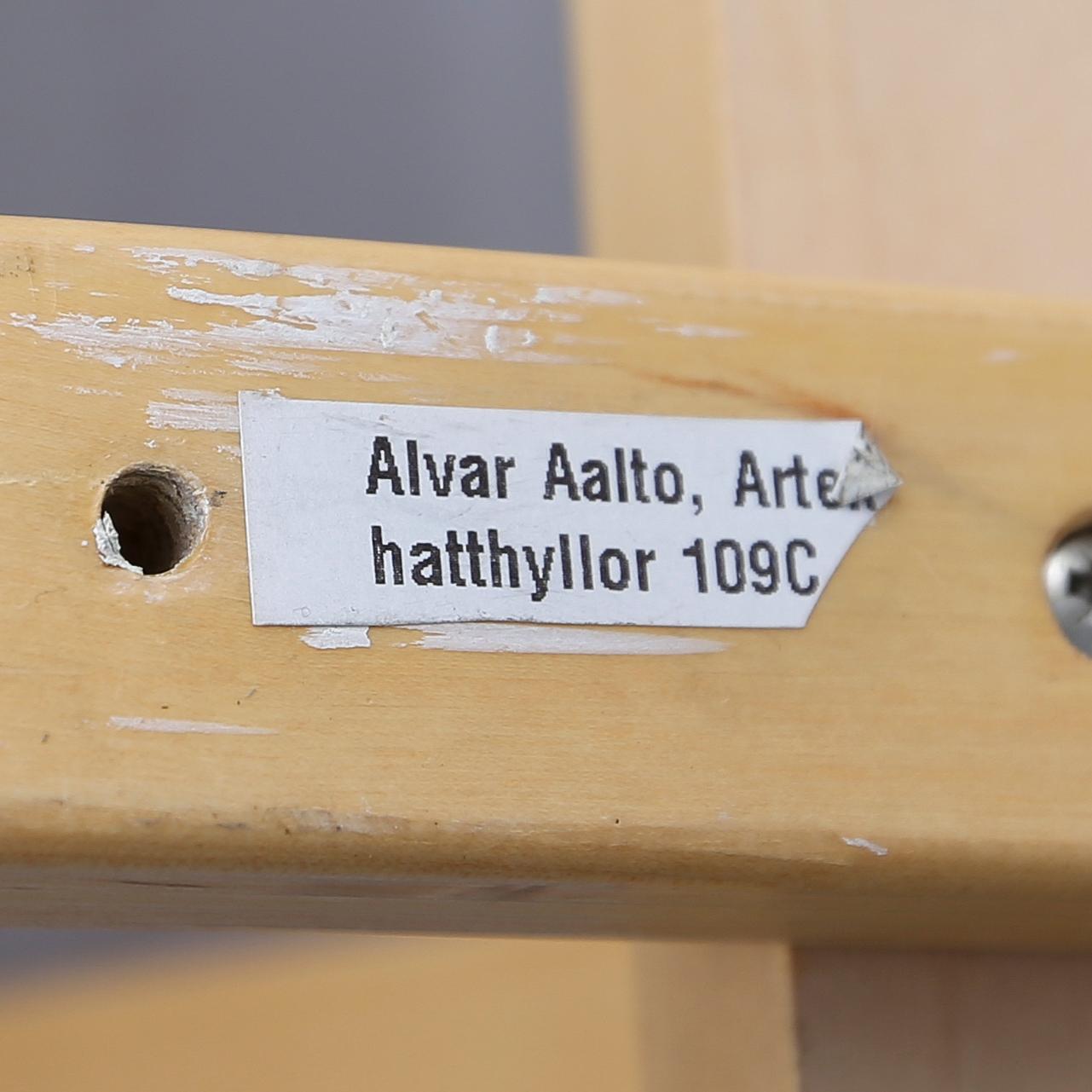 HATTHYLLA, modell 109, Alvar Aalto, Artek, formgiven 1935-36.