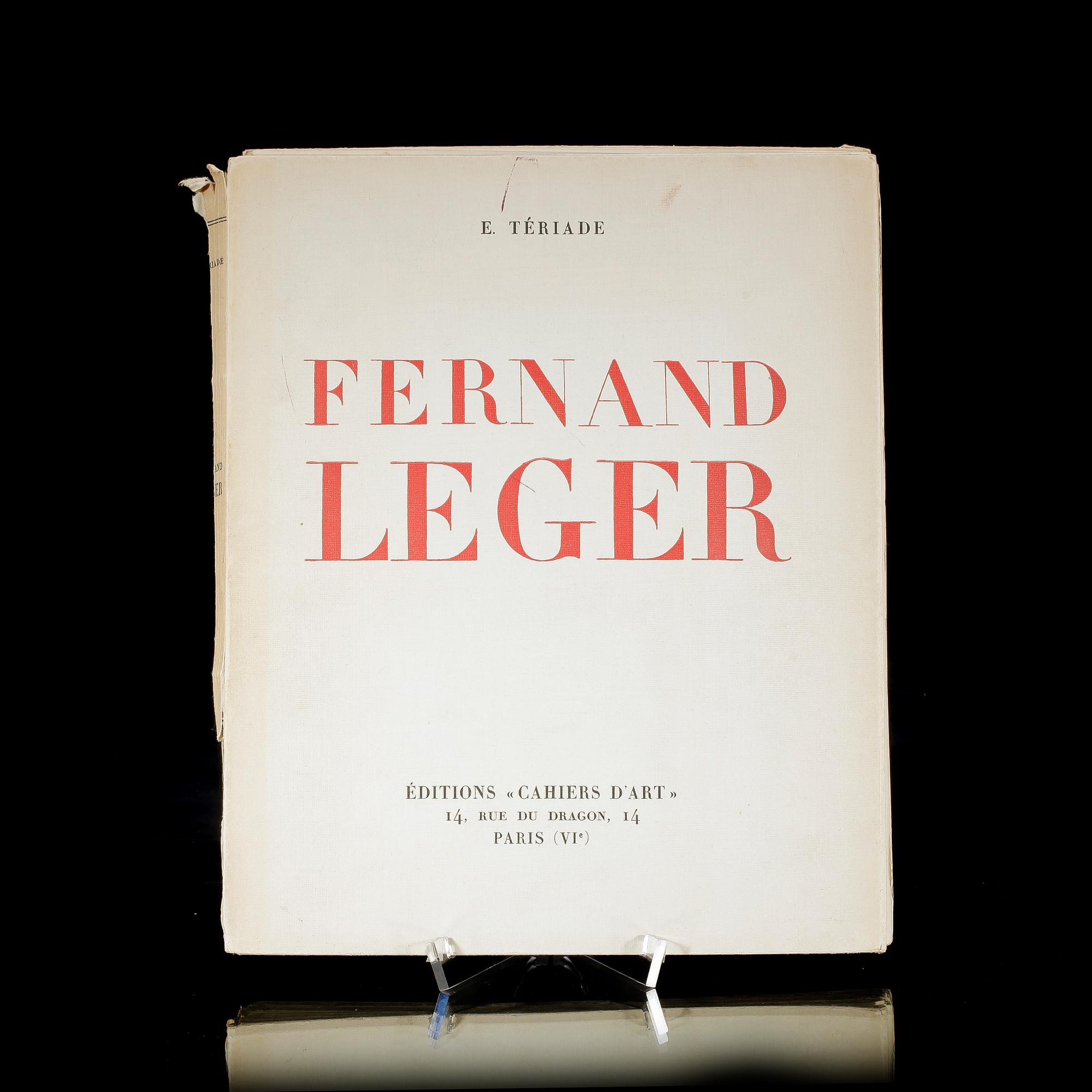 BOK, "Fernand Leger, Éditions Cahiers D'art", E. Tériade, Paris 1928. Ex no: 401/800.