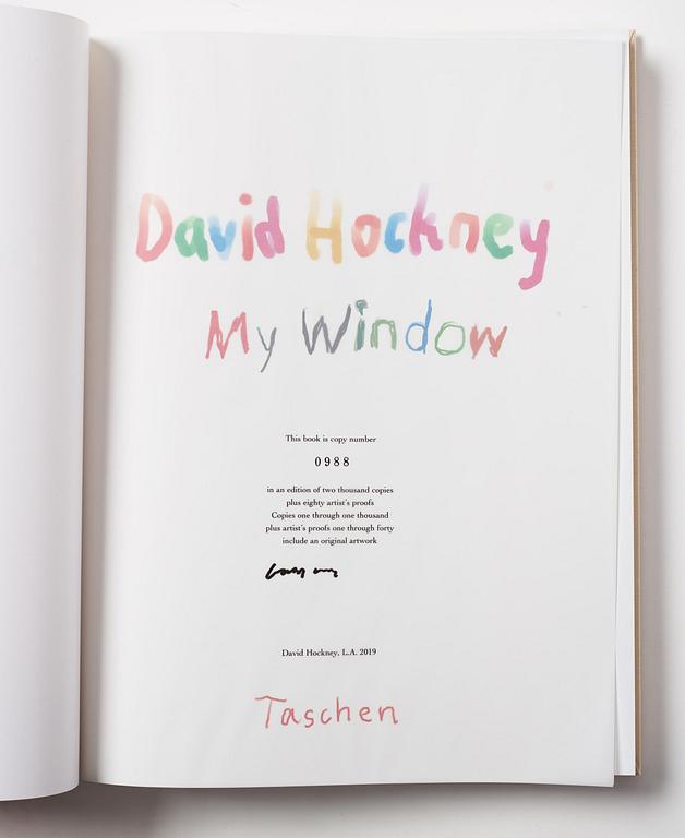 David Hockney, "My Window: No. 778, 17th April 2011".
