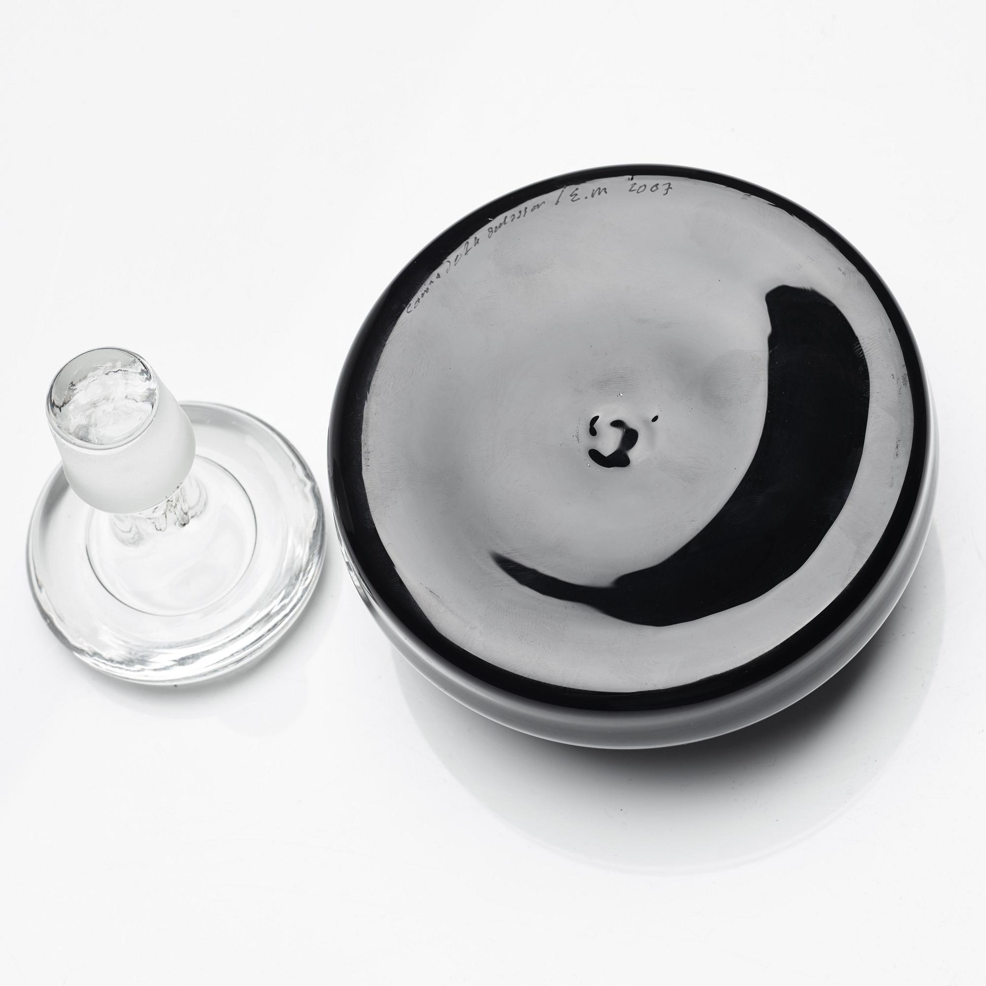 Carina Seth Andersson, a glass bottle with stopper, 2007.