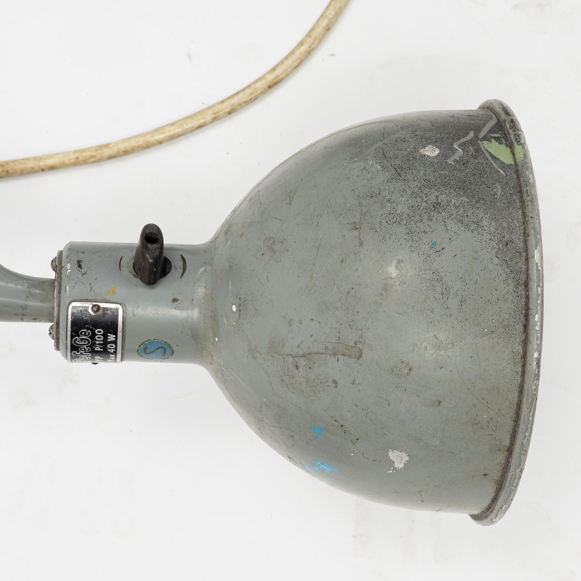 A pair of wall lights, PeFeGe, mid 20th Century.