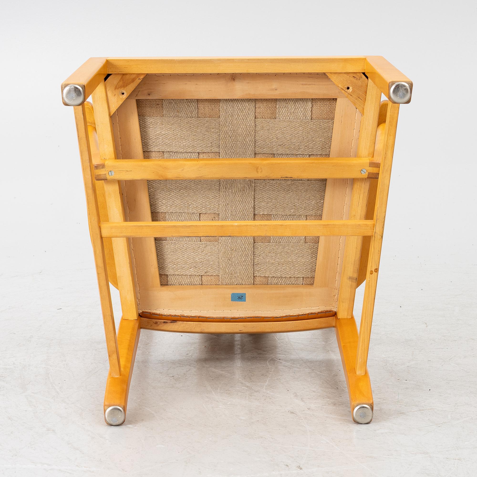 Carl Malmsten, “Ambassador”, armchairs, 6 pieces, Åfors Möbelfabrik, late 20th century.