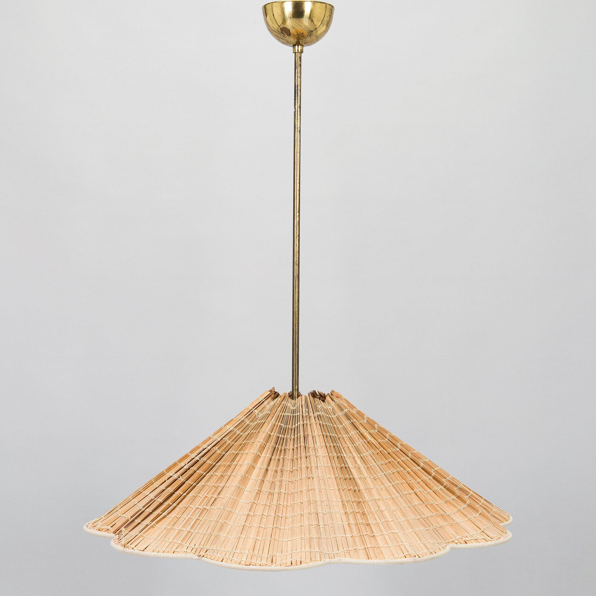 A mid-20th century ceiling lamp for Idman.